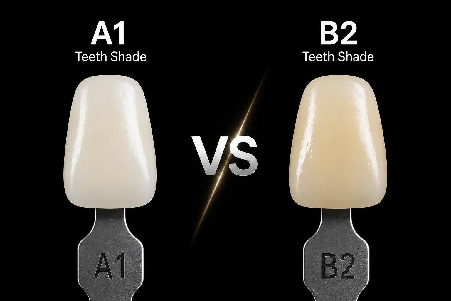 a1 vs b2 tooth shade